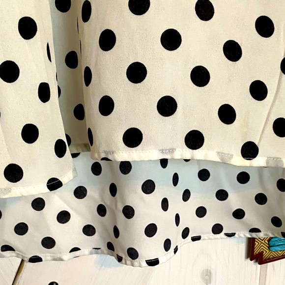 Lane Bryant polka dot blouse - Picture 4 of 4